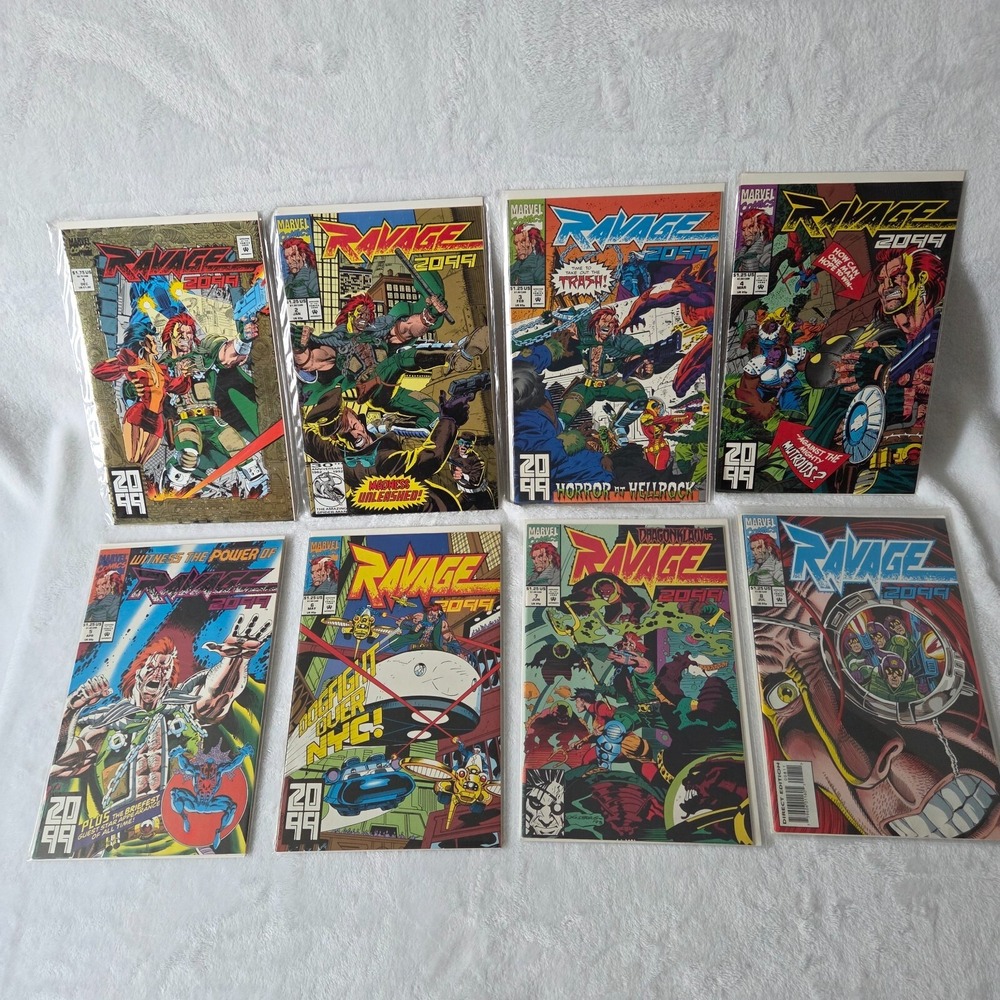 Ravage 2099 #1–8 Comic Lot (1992) Marvel Comics – Stan‎ Lee Creation